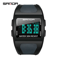 Montre homme SANDA 222, classique tendance, prête à être expédiée, nouvelle, originale, vente directe d'usine, personnalisée en vente, bracelet en silicone