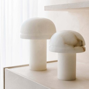 Mushroom <b>Table</b> <b>Lamp</b> Led Light Source E27 Bulb <b>Base</b> Switch Control Home Decor Lighting For Living Room Study Bedroom - Product Image 3