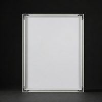 Cadre photo en alliage d'aluminium à ouverture rapide, support mural pour affiches A1 A2 A3 A4, idéal pour la publicité en magasin et restaurant, vente en gros