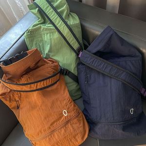 Vintage Style Casual Hiking Backpack with Drawstring Closure Water Resistant Denim Fabric for Daily Use - Product Image 2