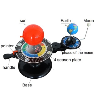 XR di alta qualità manualmente Sun Moon Earth modello di attrezzature educative modello a tre globi - Product Image 2