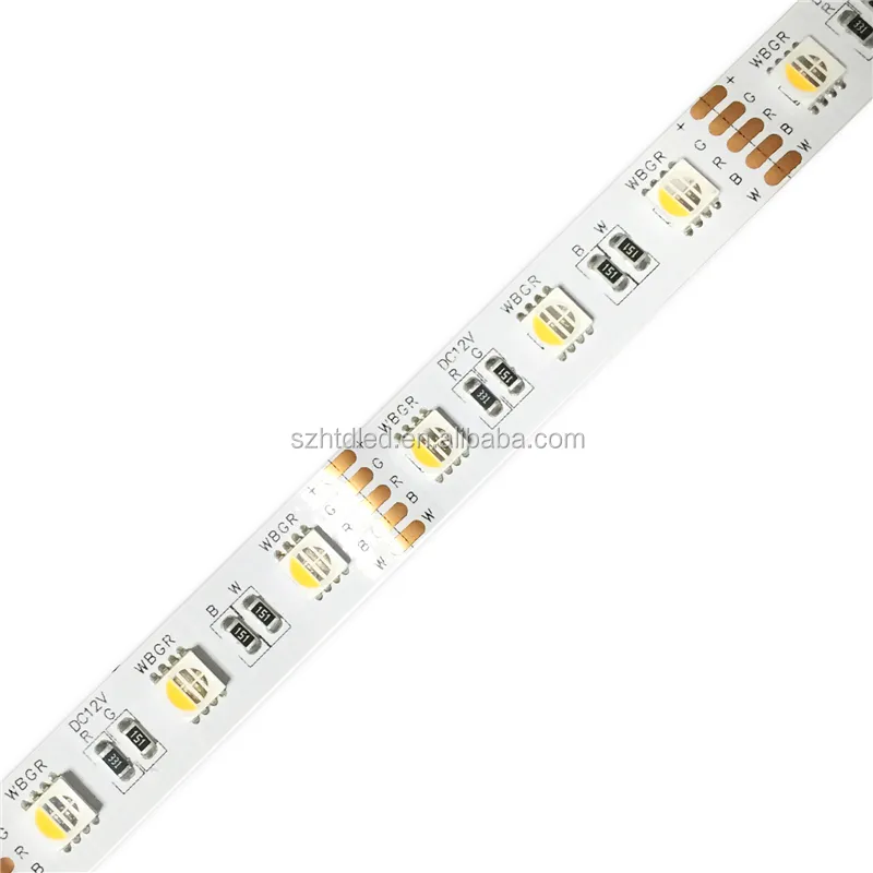 リールあたり5m RGBWLEDチップIP65 SMD 5050RGBW DC12V 60led/mリモコンLEDストリップ