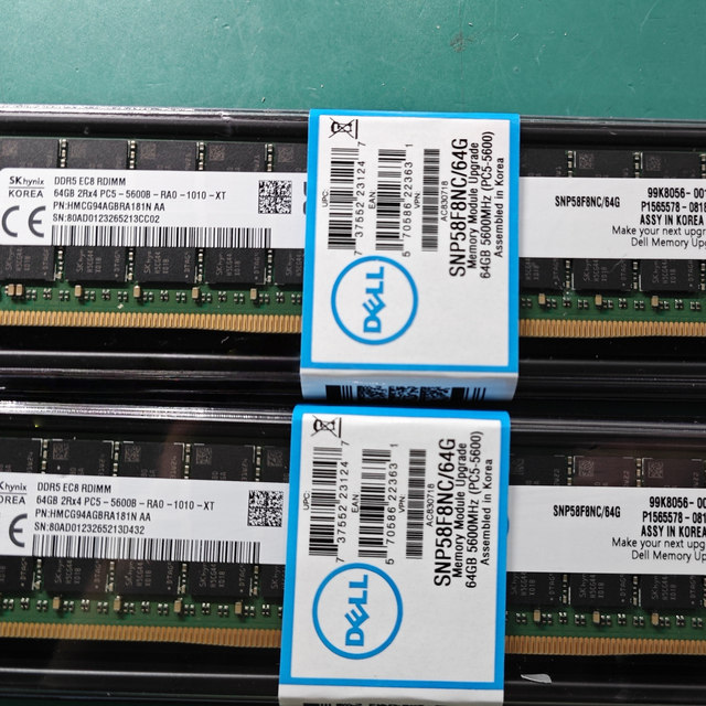For SNP58F8NC/64G 2RX4 DDR5 3600MHz PC5-5600 AC830718 Server Memory RDIMM