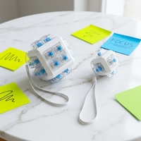 Porte-clés personnalisable anti-stress, breloques clicker sur mesure, cadeau publicitaire, vente en gros, cadeau créatif, jouet sensoriel souple anti-stress