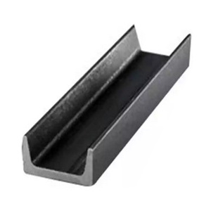 Astm A36 C12x20.7 12m Longitud C Canal de acero L Acero al carbono 100x48 con agujeros - Product Image 1
