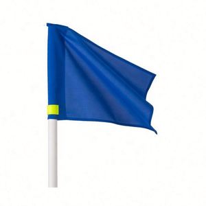 ธงมุมสนามกีฬาคุณภาพสูงแบบกำหนดเองสำหรับฟุตบอล สองด้าน ขนาด 30x45 ซม. 12x18 นิ้ว ดีไซน์ธงสามเหลี่ยม ผลิตจากไฟเบอร์กลาสจีน - Product Image 3