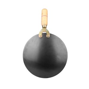 Sartén de hierro resistente con mango de madera para preparar roti y chapati perfectos, sartén plana duradera para auténtica cocina india casera - Product Image 2