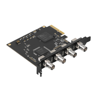 Carte de capture vidéo interne PCIe Full HD SDI 4 canaux 1080p 60fps Unisheen UC3540S pour systèmes de vidéoconférence