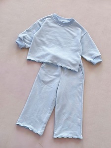 Set RTS Autunno Inverno per <span class=keywords><strong>Bambina</strong></span> con Felpa Monogrammata e <span class=keywords><strong>Pantaloni</strong></span> in Spugna Francese, Abbigliamento Casual per Bambine - Product Image 5
