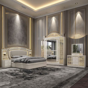 टर्किश शैली mdf फ्रेम बेडरूम सेट किंग आकार बिस्तर चमड़े के डबल पूर्ण घर फर्नीचर भंडारण थोक नए डिजाइन - Product Image 1