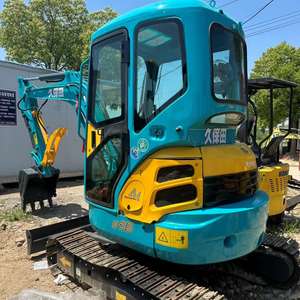 Équipement lourd japonais original 3,5 tonnes pelle d'occasion KubotaU35 Digger Machine U48 célèbre Caterpillar d'occasion faibles heures de travail - Product Image 1