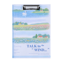 Carpeta de Plástico Personalizada con Diseño de Perro de Dibujos Animados, Carpeta A4, Material Escolar Bonito, Clip para Tablero, Archivadores y Carpetas de Plástico