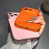 Étui de téléphone portable de luxe en fil de plume pour iPhone 18 17 16 15 14 13 Pro Max, coque antichoc