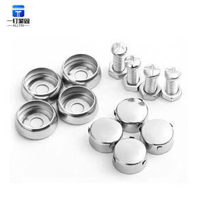 Juego de tornillos para placa de matrícula antirrobo de acero inoxidable de alta calidad de grado disponible en sistemas de medición de pulgadas y métricas - Product Image 2