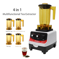 Machine à infuser le thé 4 en 1 Machine à thé Bubble Teapresso Multifonction Mixeur de nourriture Smoothie maker brew cream Milk Shaker