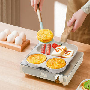 Sartén para huevos, sartén para hacer hamburguesas, sartén para tortitas, huevos, jamón, sartenes, estufa <span class=keywords><strong>de</strong></span> desayuno para Gas, inducción - Product Image 6