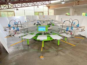 50*70cm Pallet Kích thước mười màu sắc hai mươi hai Bảng tự động màn hình máy in cho vải phẳng mục - Product Image 3