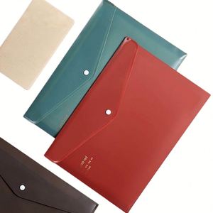 X515 - Carpeta de Archivo Retro de Marca ODM al por Mayor, Bolsa para Documentos A4, Bolsa para Guardar Pruebas, Carpeta de Plástico PP Impermeable, Material de Oficina - Product Image 3