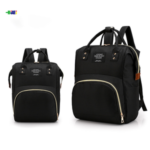 All'ingrosso mamma mamma papà viaggio elegante multifunzione borse per pannolini isolate tasche per bottiglia zaino per viaggi - Product Image 1