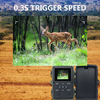Cámara de Caza para Exteriores, Impermeable, con Visión Nocturna, 36MP, Sensor CMOS 1080p, Distancia IR de 65 pies, 8 Meses de Autonomía