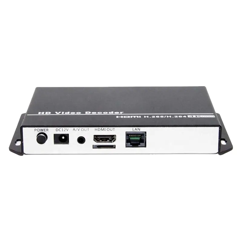 4K60 H.265 H.264 Low Latency HDMI Video Decoder High Image Quality Transmitter IP RTMP RTSP UDP HTTP Remote Control