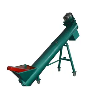 automatic plastic recycle screw lifting conveyor