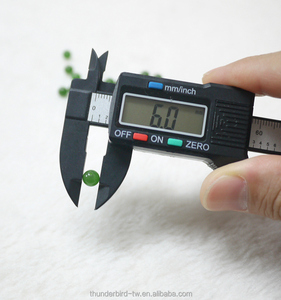 Perle de pierre précieuse semi creuse de 6mm, pierre précieuse naturelle de qualité A, en jade vert véritable, 1 pièce - Product Image 5