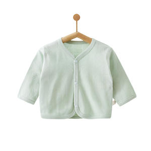 Manteau à capuche à manches longues pour bébé et tout-petit, unisexe, à simple boutonnage, <span class=keywords><strong>cardigan</strong></span> à motif de dessin animé, haut respirant, décontracté, en polyester/coton pour - Product Image 1