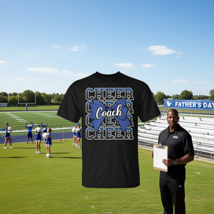 Camiseta de manga corta con estampado digital para adultos, unisex, con cuello redondo, para el apoyo del equipo de animación escolar - Product Image 3