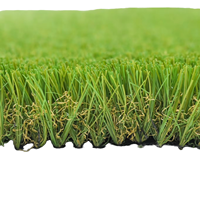 Tapis vert extérieur en forme d'animal artificiel de 25mm 40mm Tapis d'herbe de jardin synthétique imperméable pour terrain de sport PP 10mm