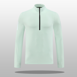 T-shirt à manches courtes respirant d'été pour hommes, version coréenne, col en soie de glace, décontracté, élastique, beau blanc - Product Image 1