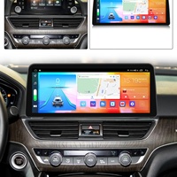 Radio de coche estéreo Android con pantalla táctil Navihua de 12.3 pulgadas, GPS, reproductor de DVD para Honda Accord 8ª generación 2008