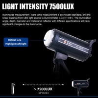 ZSYB BKL-SL500D Télécommande CRI97 Réglable 200W Équipement Professionnel de Photographie Studio Lumière LED Vidéo