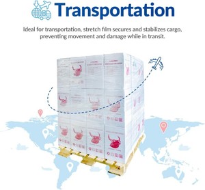 High Stretch LLDPE Pallet Wrap <strong>Roll</strong> 20 Micron Puncture-Resistant Industrial <strong>Plastic</strong> Film for Logistic Bulk Supply - Product Image 6