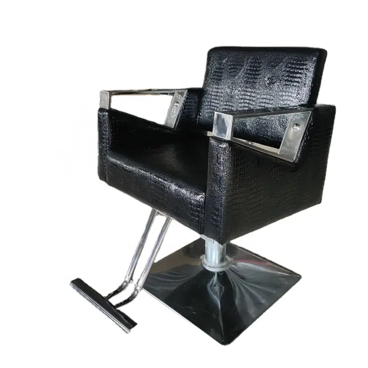 Diant высококачественный черный парикмахерский салон Серебряный хромированный набор для укладки красоты универсальный гидравлический стул koken парикмахера для продажи