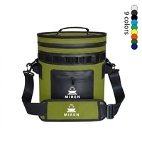 Sac à dos isotherme étanche moderne et portable MIREN avec logo personnalisé, en TPU, capacité de 18 L (25 canettes), pour le camping en plein air