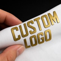 Étiquette en silicone découpée au laser, écologique, logo personnalisé, souple 3D, 50x20mm, thermocollante pour vêtements, bébés, enfants, usine OEM