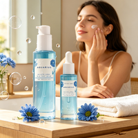 Nettoyant Visage Hydratant Purifiant aux Acides Salicylique et BHA à la Tansy Bleue, Gel Nettoyant pour les Pores, Soin Visage Marque Blanche