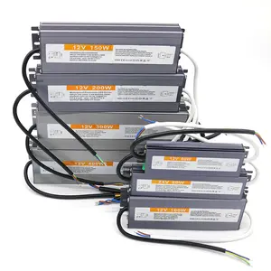 Custom Constant Voltage waterproof led driver 36W-500W AC100-265V DC 12V 24V 3 amp led transformer switching Power Supply