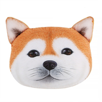 Coussin de protection pour la tête et le cou de voiture en 3D, dessin animé, peluche, mignon, ventilation, massage, accessoires intérieurs pour siège de voiture