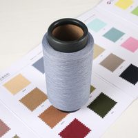 Factory Wholesale 25NM/1 Core Spun Dyed Yarn, 50% Wool 50% Cotton Blend Knitting Yarn, Soft & Comfortable