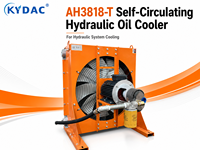 Refroidisseur d'huile hydraulique en aluminium KYDAC KY600 OEM AH3818 avec ventilateur, moteur, pompe et filtre pour systèmes hydrauliques industriels