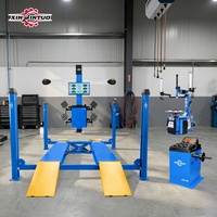 Machine d'alignement de roues 3d de haute qualité Changeur de pneus à 4 poteaux et Machine d'équilibrage de roues Combo