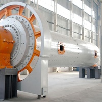 Moteur AC à haute efficacité, contrôlé par PLC, pour broyeur à billes, boîte de vitesses, roulement |   Machine de broyage industrielle Hongke 20-90t/h avec revêtement en acier Mn13