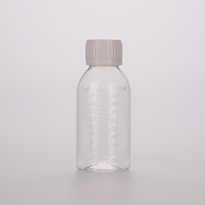 Mini 1oz 2oz 3oz Medizin pille Flüssiger Hustens aft Plastik flasche mit kinder sicherer Sicherheits kappe - Product Image 4