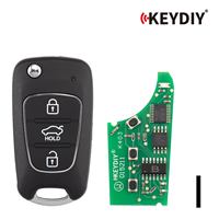 Clé télécommande universelle KEYDIY KD NB04-3 PCF à 3 boutons pour Hyundai KIA, type 5 pièces/lot