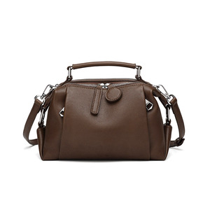 Sac Boston Zenos rétro en cuir PU, grande capacité, décontracté, bandoulière/épaule, polyvalent, toutes saisons, mode, pour trajets quotidiens - Product Image 1