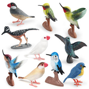 Juego de figuritas de pájaro salvaje simulado de alta precisión para educación cognitiva para niños, juguete de decoración de escritorio - Product Image 2