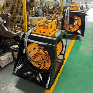 Hot Sale <b>Excavator</b> <b>Screening</b> <b>Bucket</b> 20 Ton <b>Rotary</b> Drum Screen <b>Bucket</b> for Soil Sifting Stone Separation & Pipeline Backfilling - Product Image 1