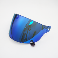 Lunette de protection photochromique pour moto, visière plate de remplacement pour demi-casque Bullitt, pare-soleil, accessoires de protection contre le vent